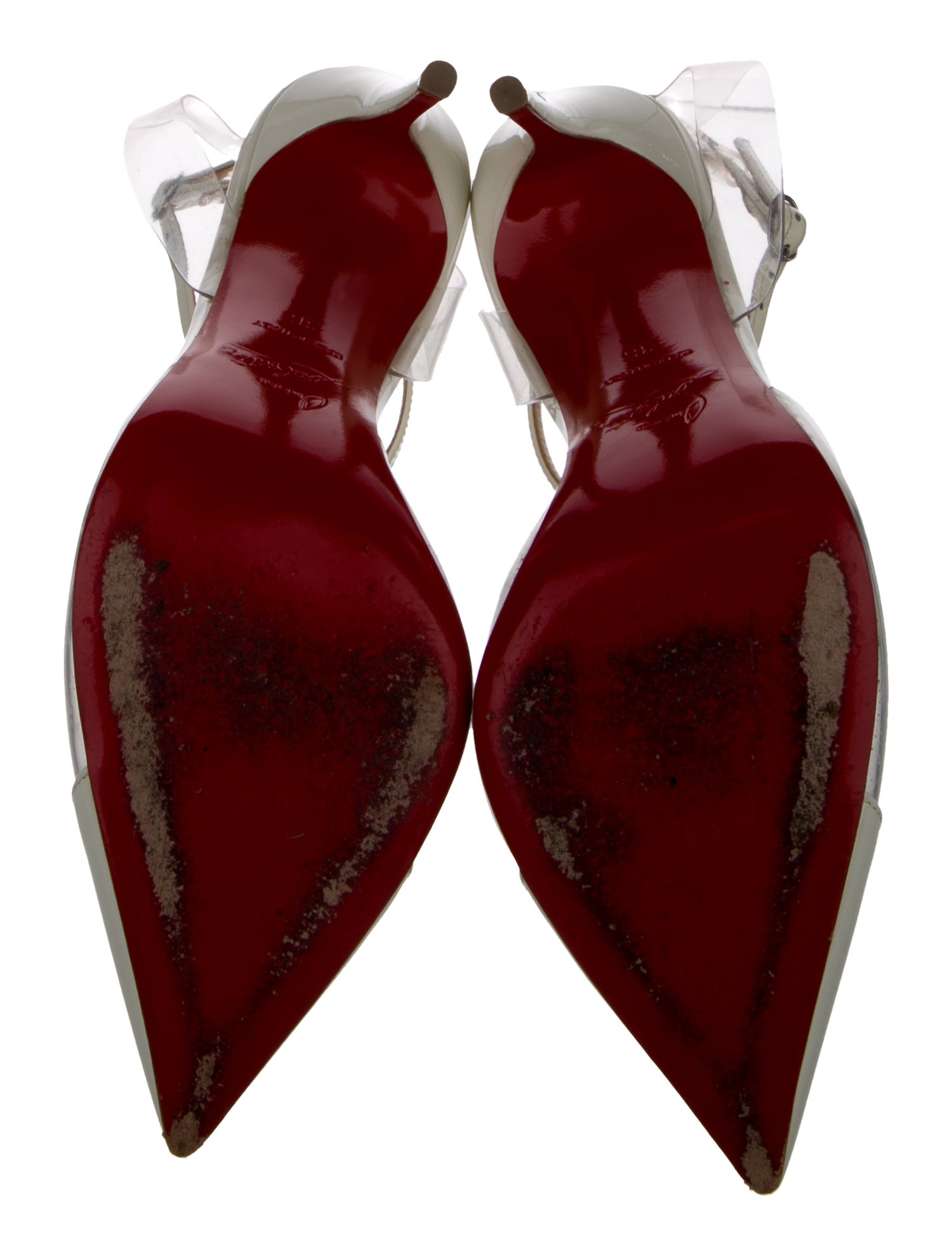 Christian Louboutin Leather T-Strap Pumps